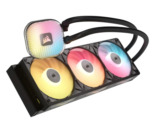 Corsair iCUE LINK TITAN II 360 RX RGB 3x120mm - 1603089 - zdjęcie